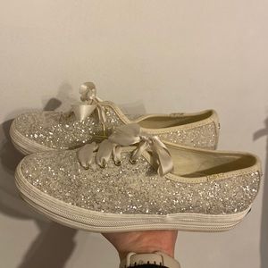 Kate Spade Bridal Sparkly Sneakers